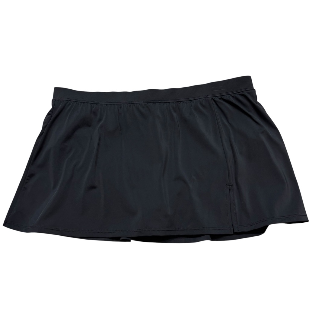 Brand New Without Tags Bal Harbour Swim Black Swim Skirt Size 1x